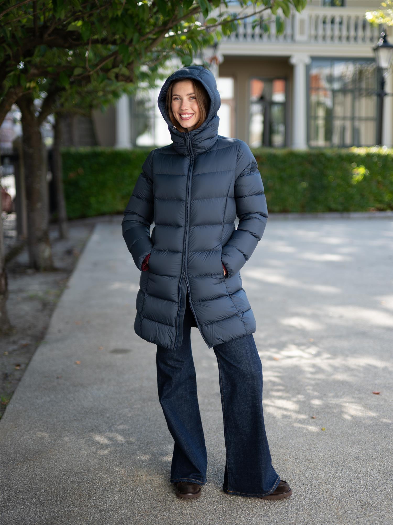 Ladies Down Jacket Blue