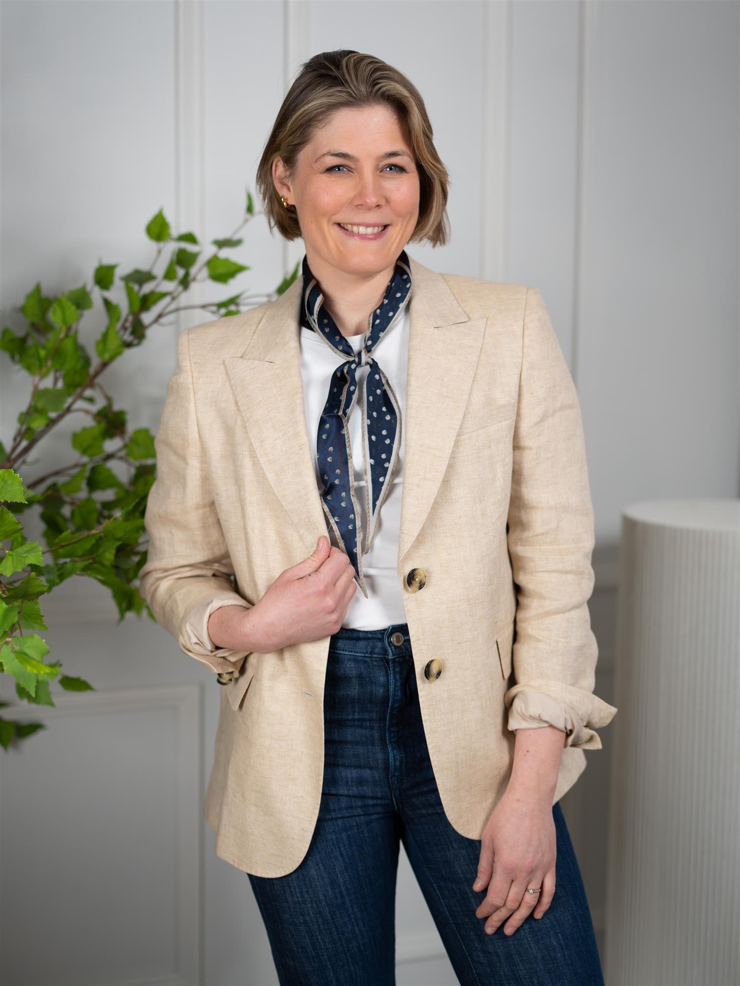 Sand Ginette Blazer Pointy