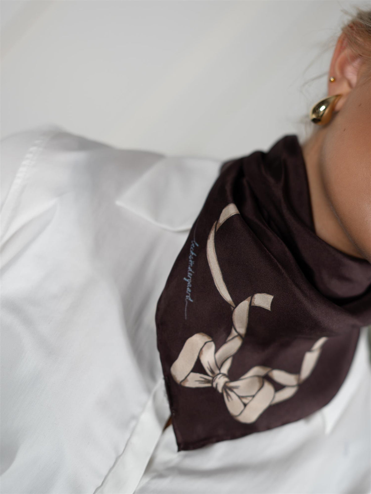 Bowtora Sia Scarf Hot Fudge Brown