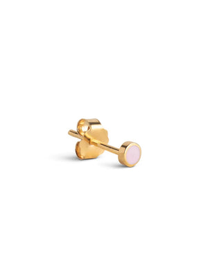 Enamel Stud Dot Light Pink