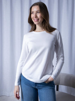 Ella&il Violet Longsleeve White
