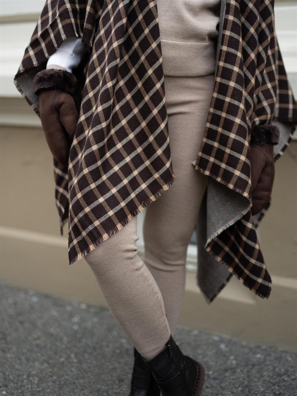 Ella&il Emilie Merino Pant Beige Melange
