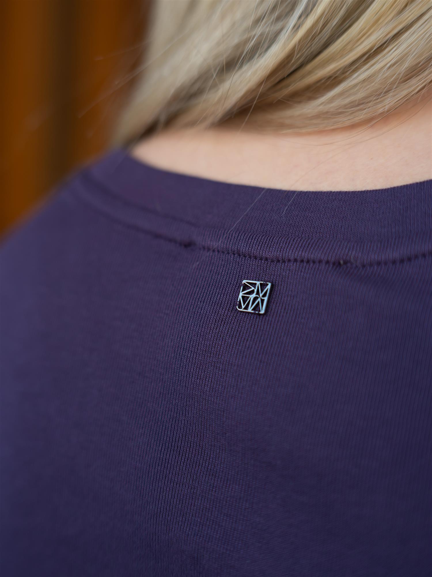 MMMali O-Neck3/4 Sleeve Tee Sweet Grape