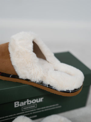 Barbour Claudia Slipper Ginger Suede