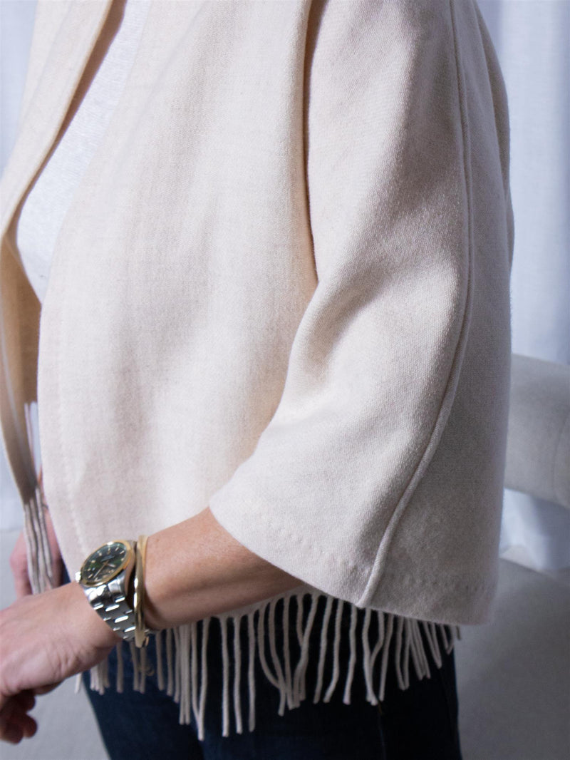 Christian Aks Keyla Lambswool Jacket Creme