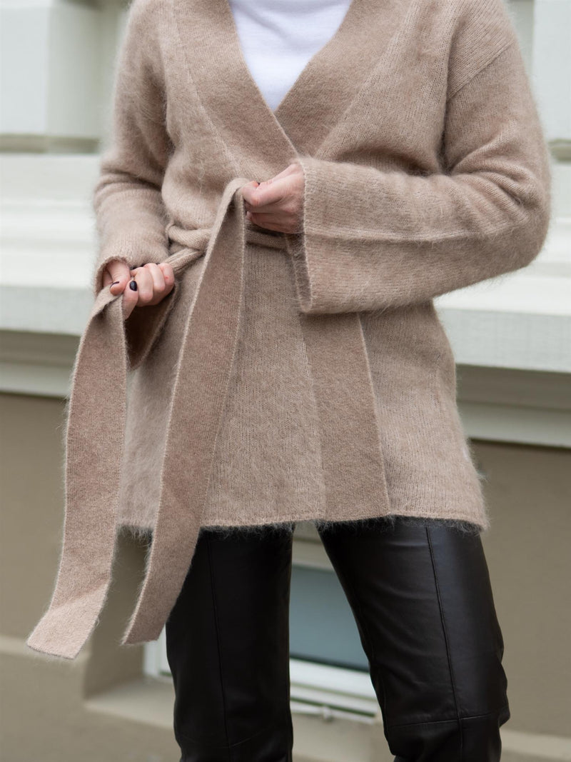 Ella&il Vera Chunky Cardigan Hazel Beige