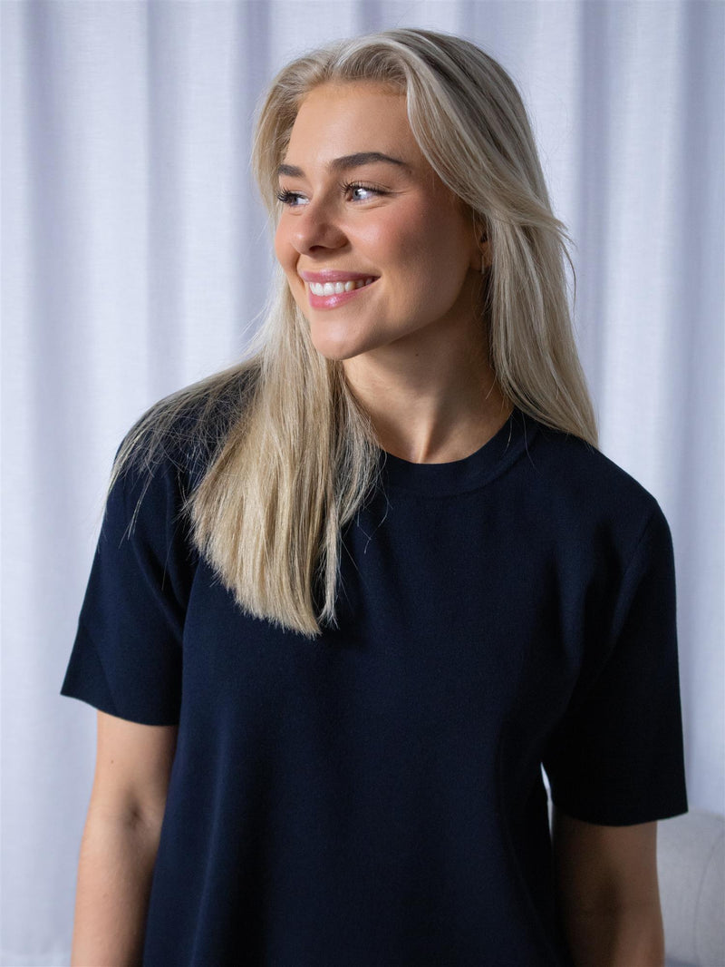 Stenströms Juliana Short Sleeve Navy