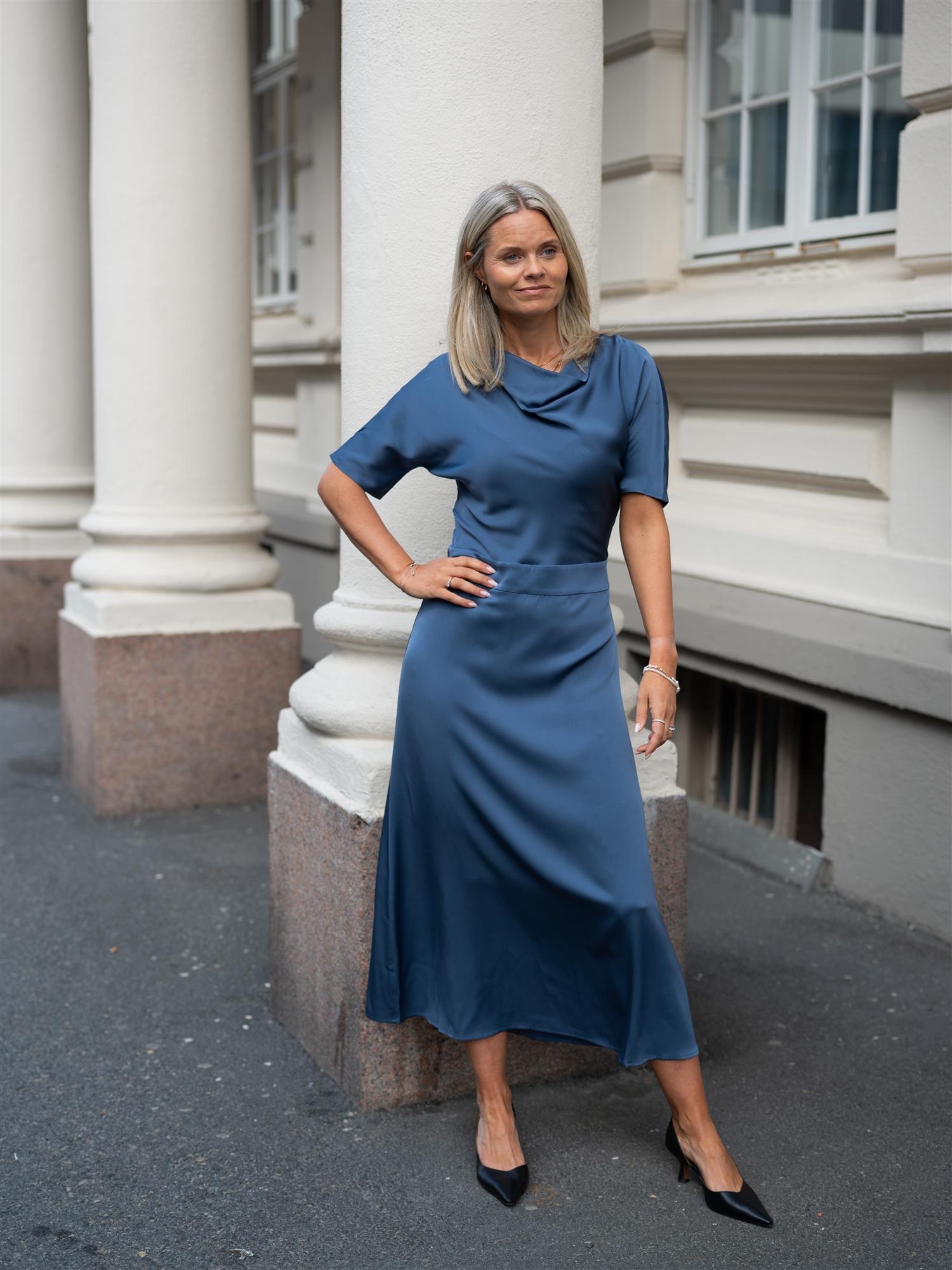 Jessa Dress Dark Blue