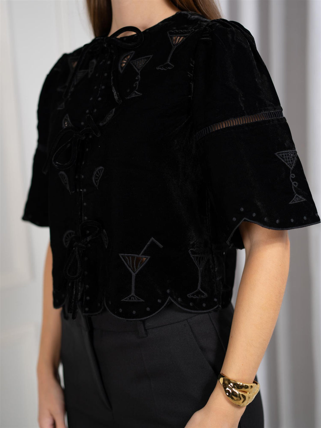 Fabienne Chapot Roarie Top Black