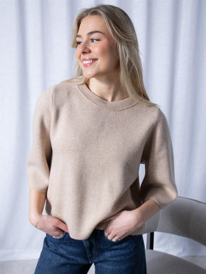 Dear Dharma Jackie Tee Beige Mel
