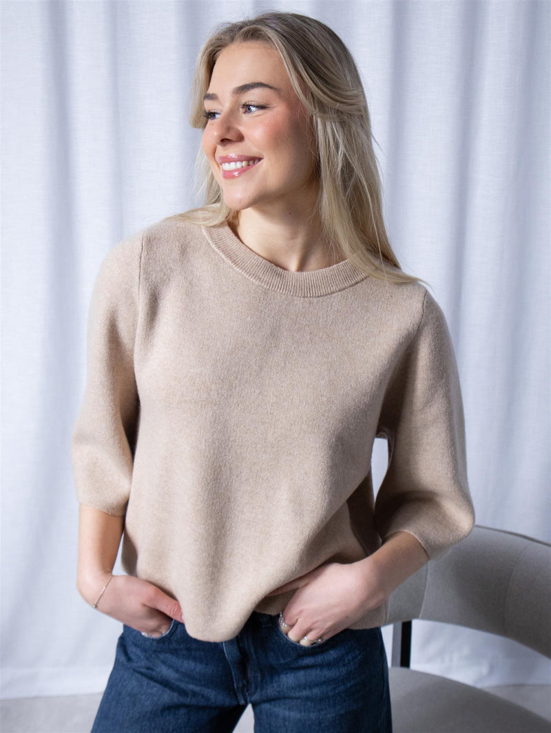 Dear Dharma Jackie Tee Beige Mel