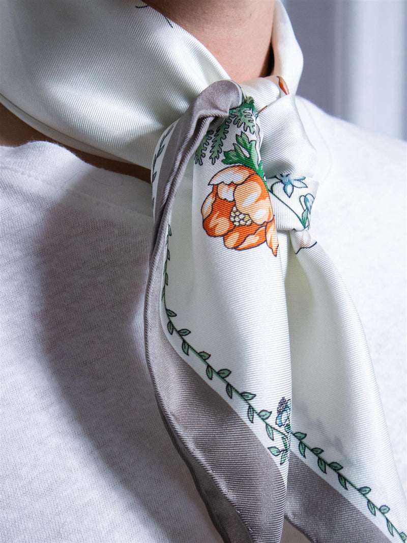 Stenströms Scarf 67x67 Offwhite Pattern