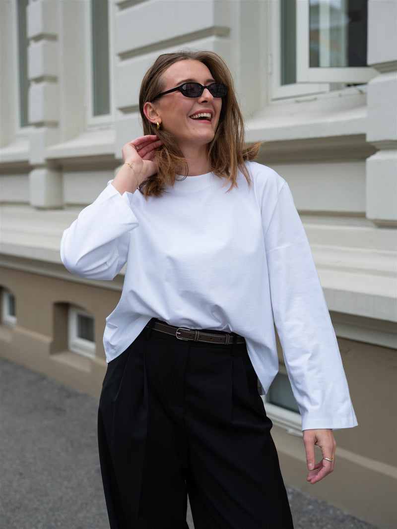 Stylein Joyce Long Sleeve Top White