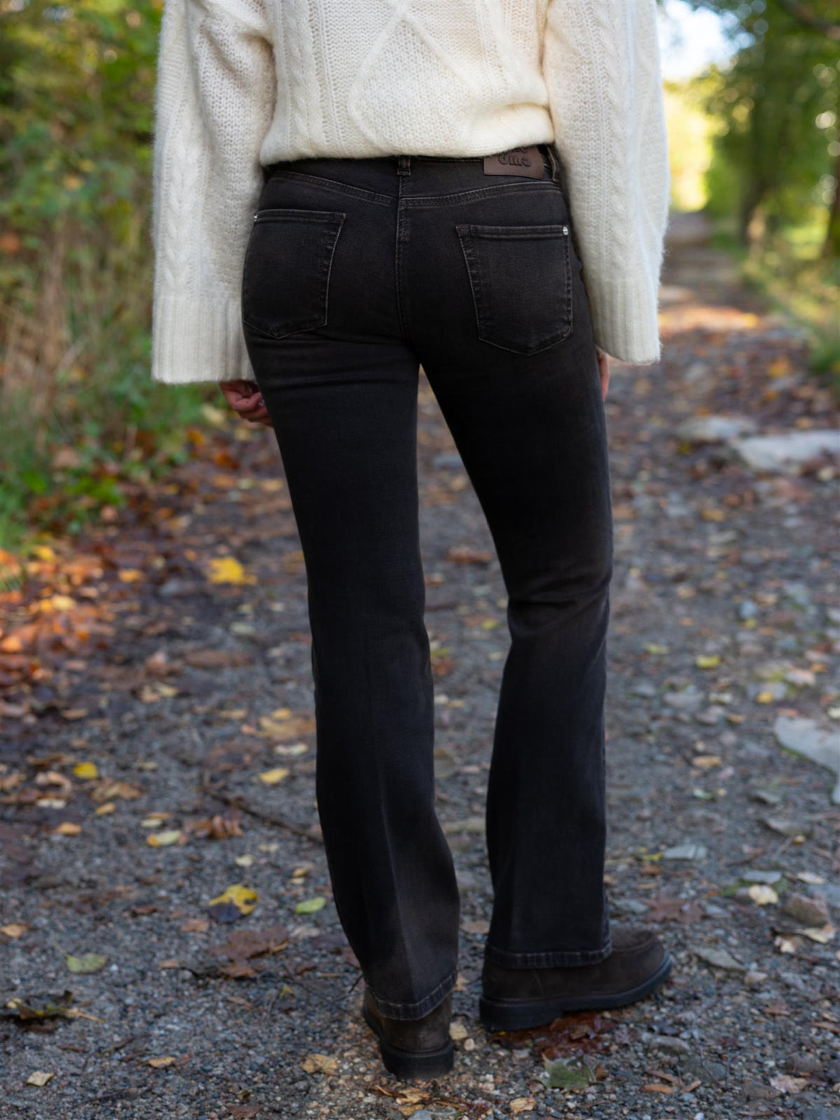 Paris Flared Mocca Overdyed