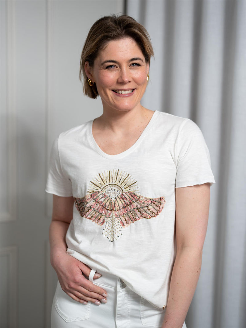 Mos Mosh Nadine O-SS Deco Tee