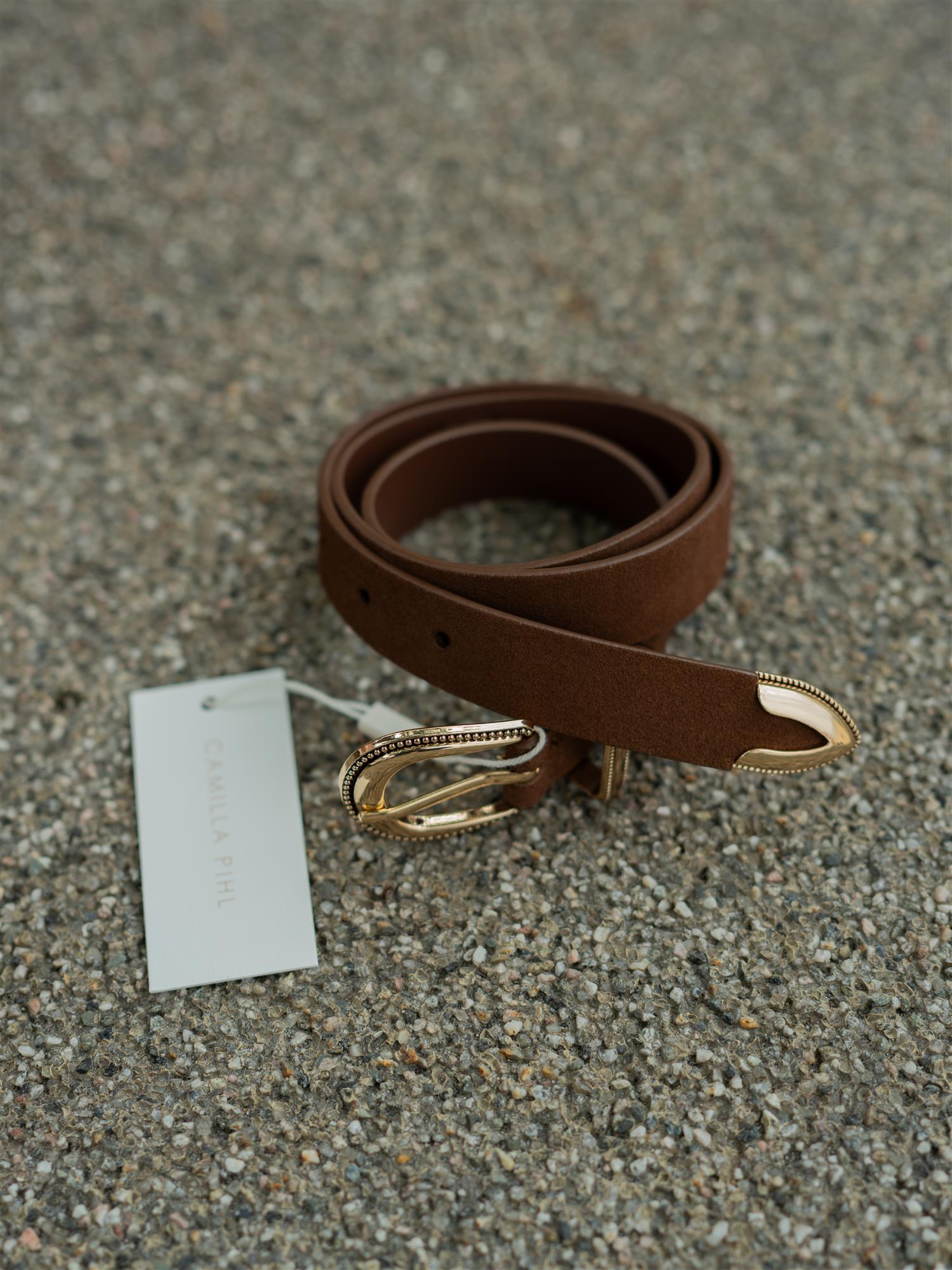 Aubrey Belt Brown/Gold