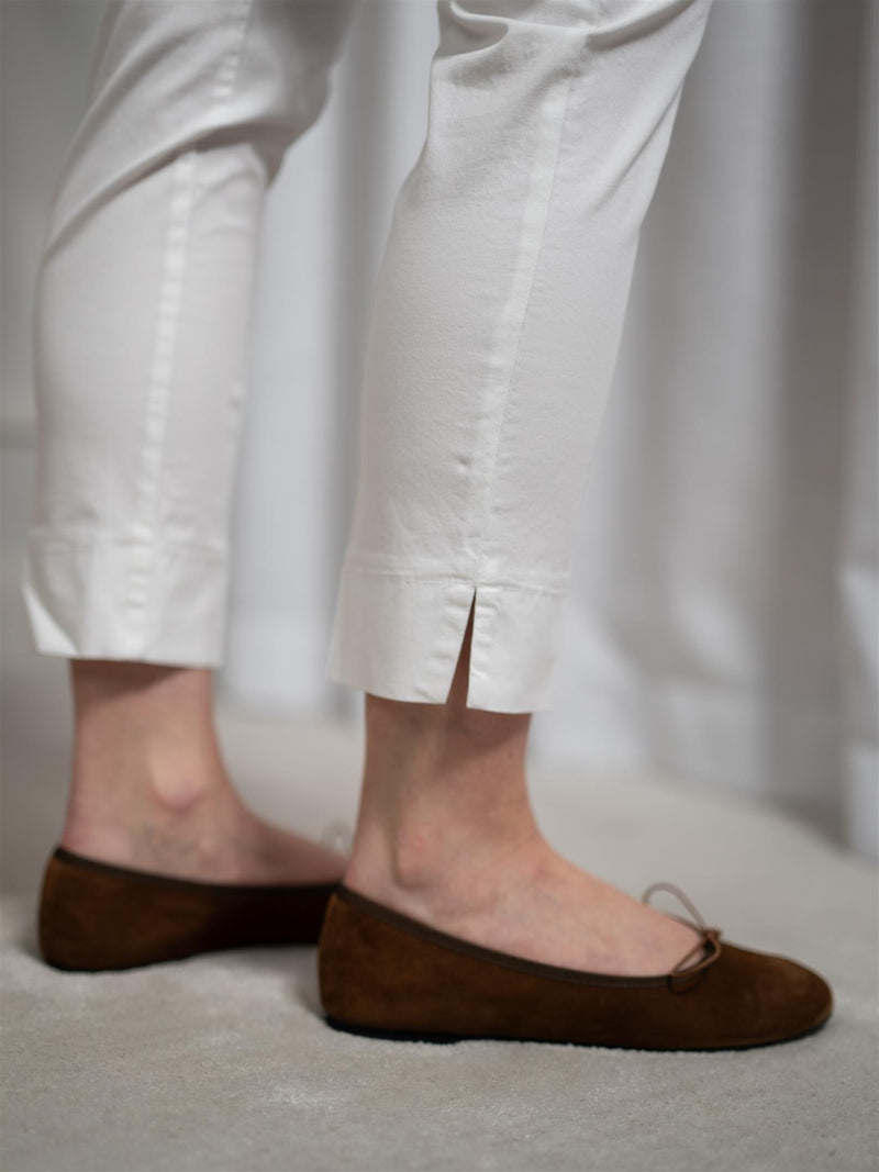 Cambio Stella Cropped White