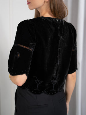 Fabienne Chapot Roarie Top Black