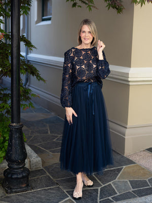 Choklate Paris Tyllskjørt Navy