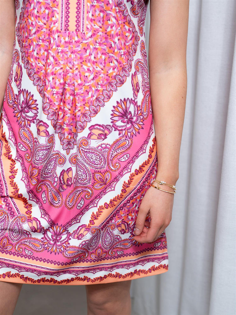 Hale Bob Miley Pocket Dress Pink