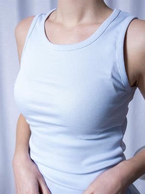 Camilla Pihl Pia Rib Singlet Light Blue