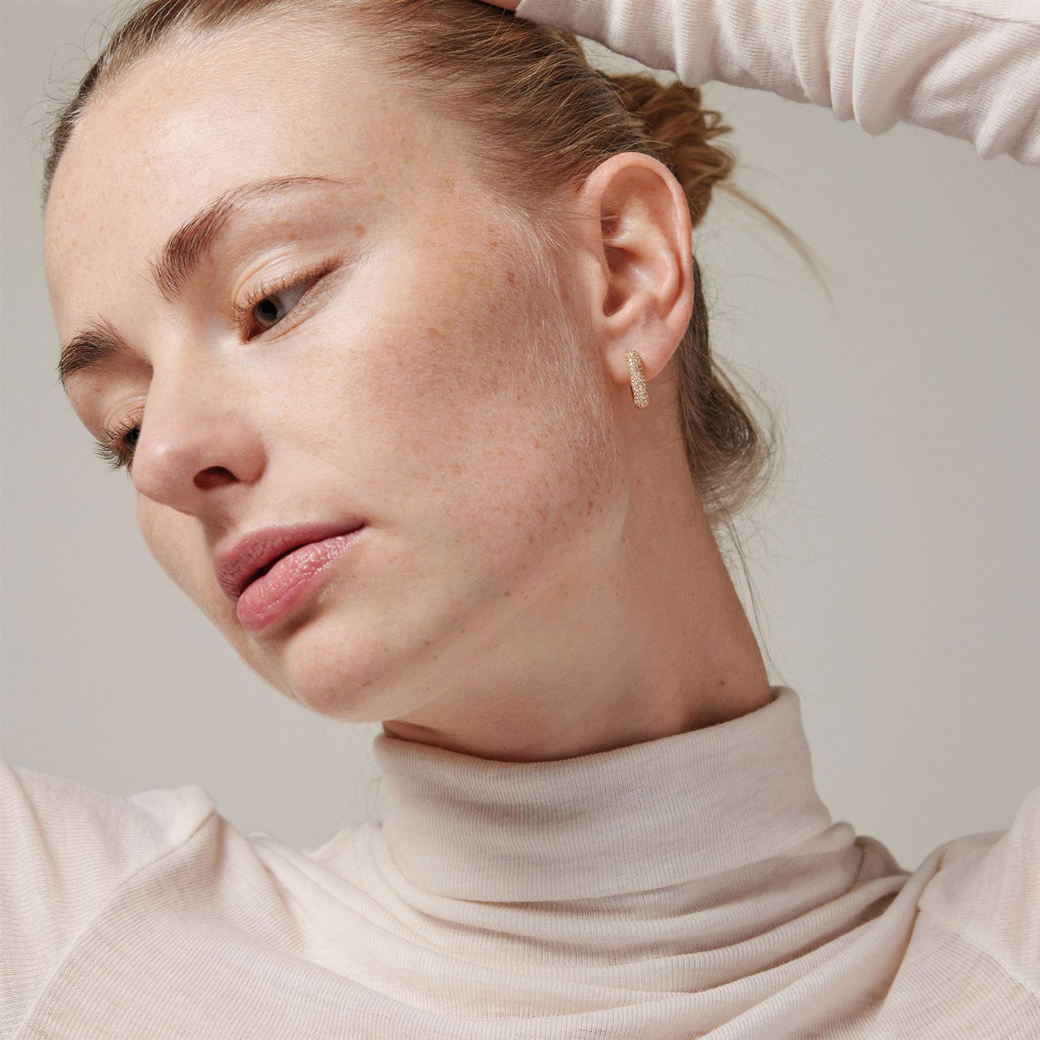 Hoops, Sparkling Square 15 Mm