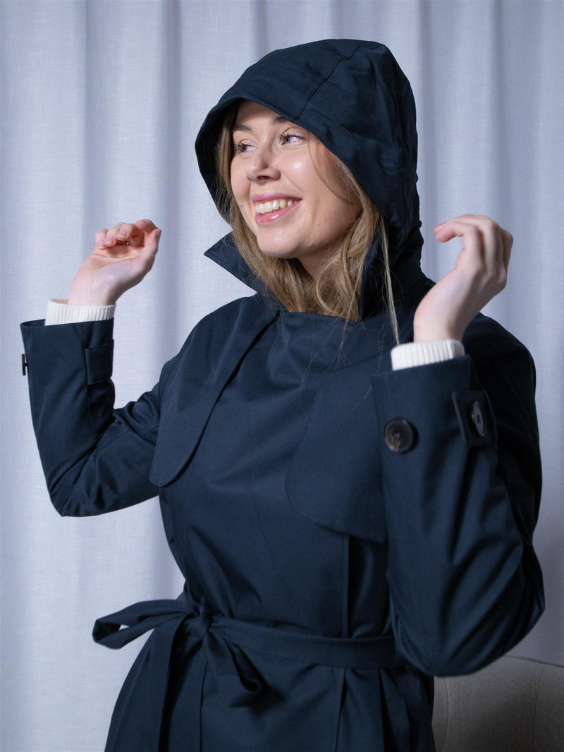 BRGN Yr'en Coat Rosin Dark Green