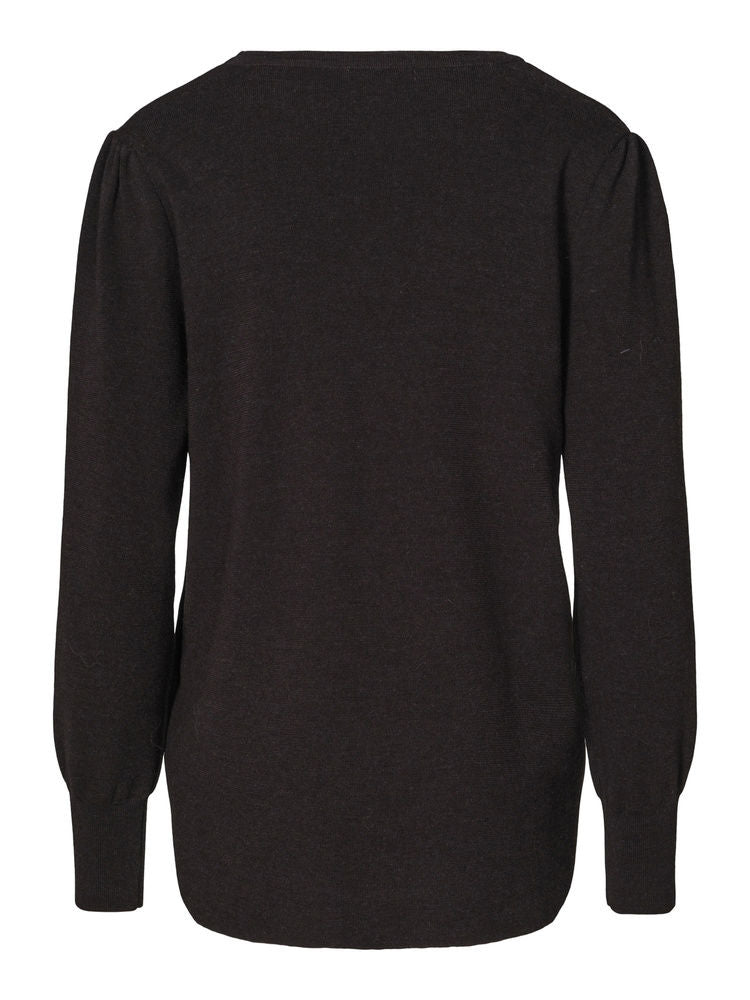 Mela Sweater Brown Melange