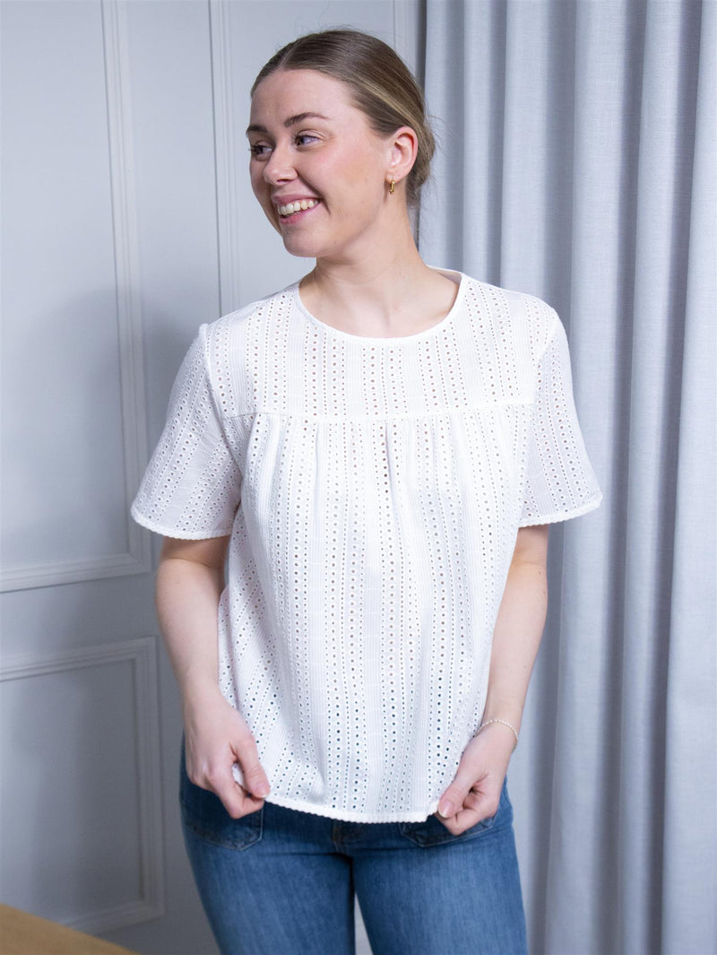 Max Mara Editta White Broderie