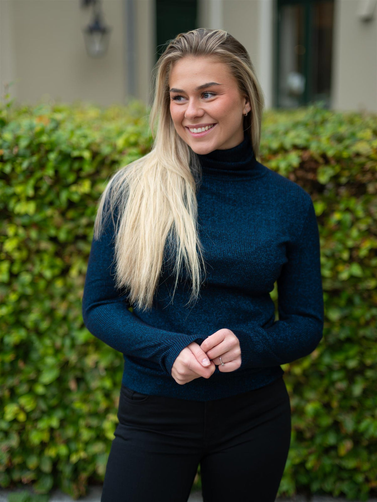 Polo Lurex Navy