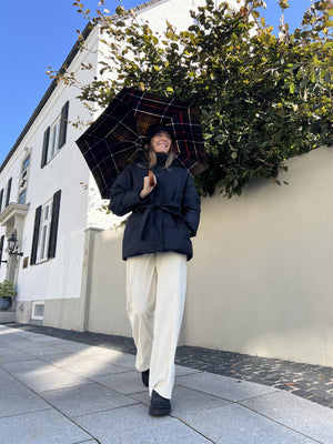 Barbour Tartan Mini Umbrella