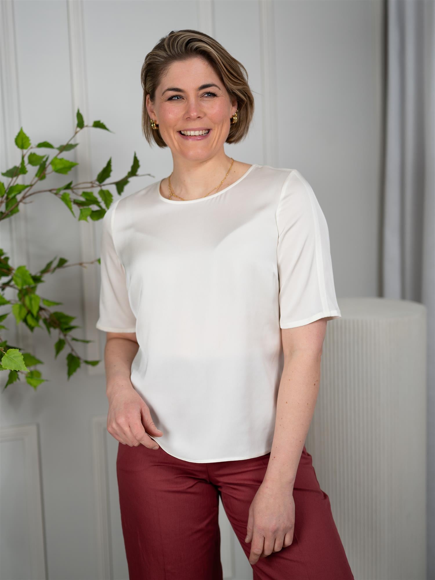 Stenströms Sanne Blouse Offwhite