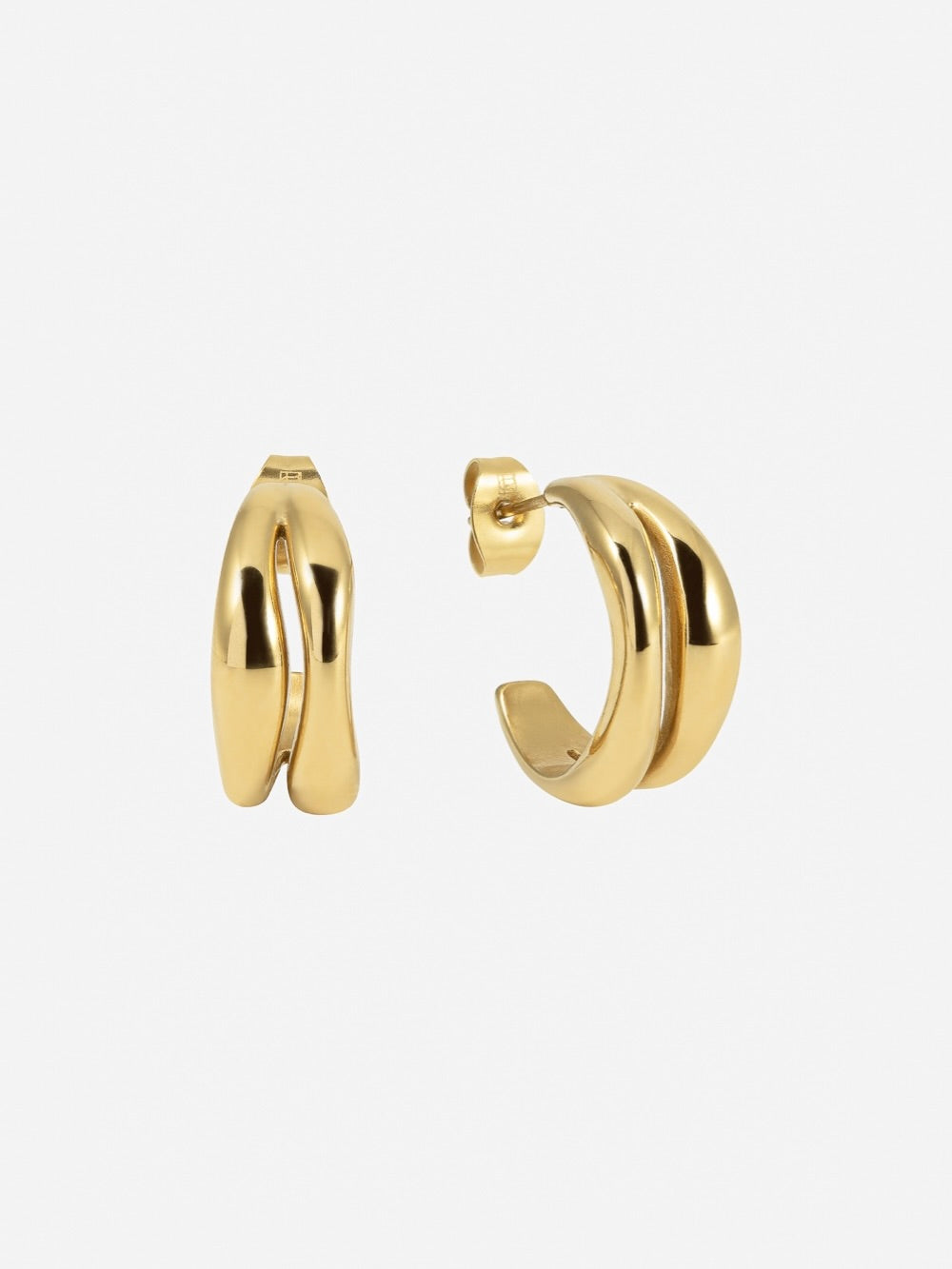 Camilla Pihl The Curved Hoops Gold