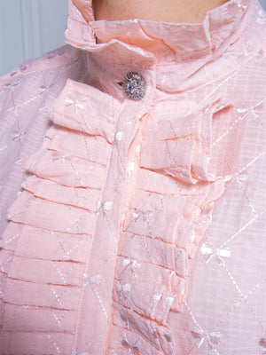 Janne Formoe Gladlaksblusen Pink