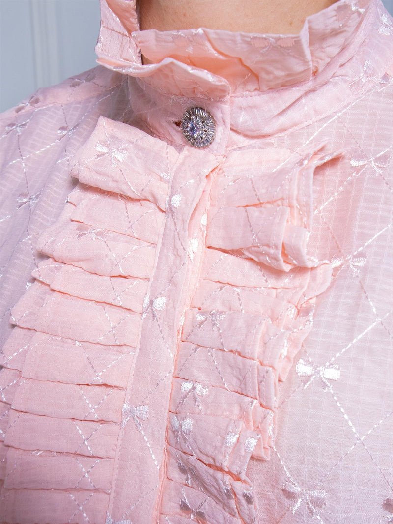 Janne Formoe Gladlaksblusen Pink