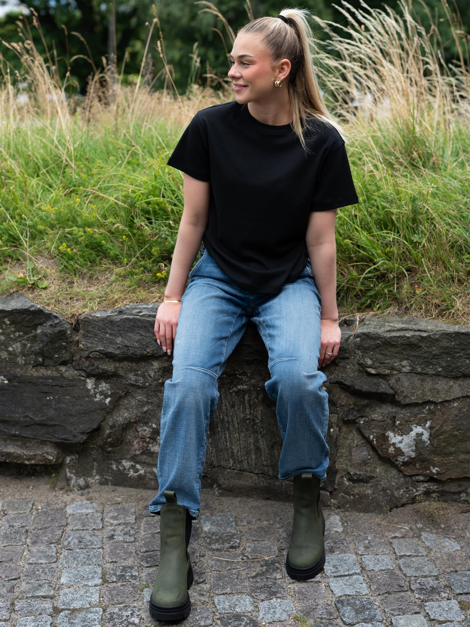 BRGN Chelsea Boot Rosin Dark green