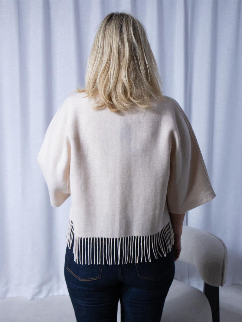 Christian Aks Keyla Lambswool Jacket Creme