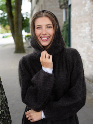 Ella&il Kajsa Chunky Balaclava Drak Brown