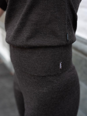 Ella&il Mubi Merino Pants Dark Brown