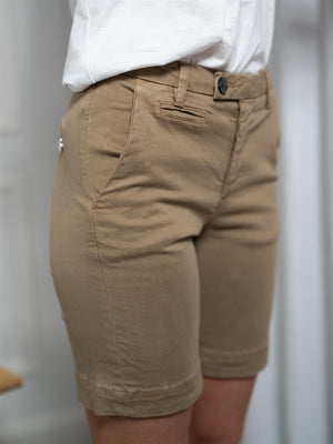 Pieszak Anika Support Long Shorts Lead Brown