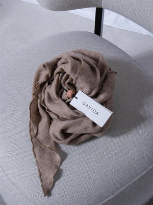 Davida Triangle Scarf Mink