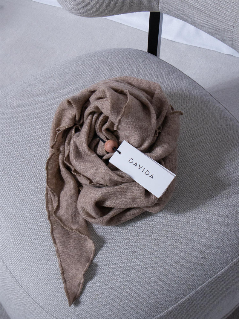 Davida Triangle Scarf Mink