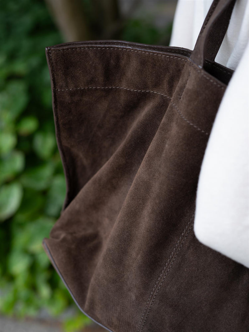 Beck Söndergaard Suede Aubrey Bag Hot Fudge Brown