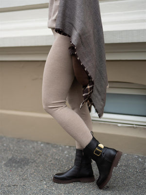 Ella&il Emilie Merino Pant Beige Melange