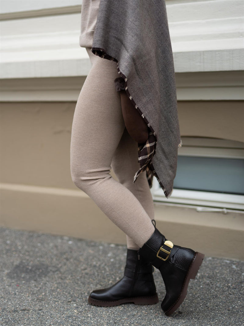 Ella&il Emilie Merino Pant Beige Melange