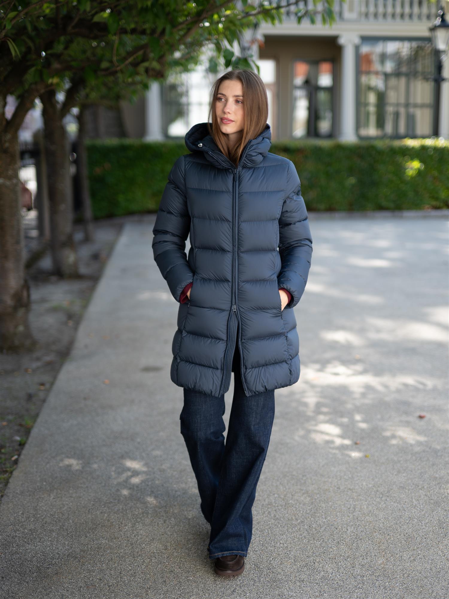 Ladies Down Jacket Blue