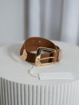 Camilla Pihl Bennett Belt Camel Gold
