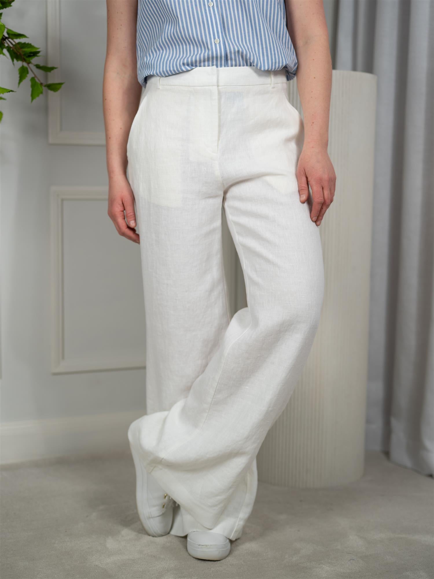 Stenströms Louise Pants Offwhite