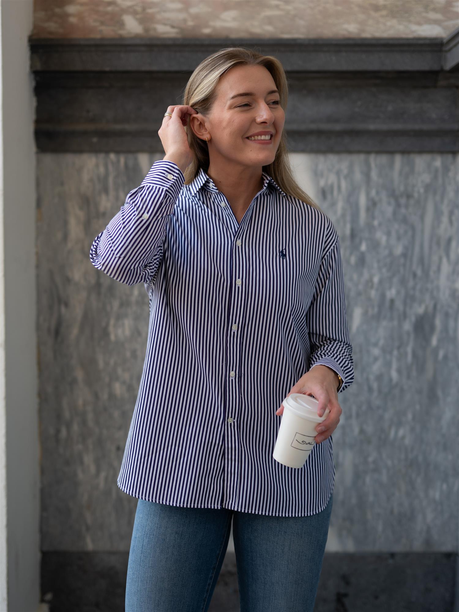 Ls Rmsy St-Long Sleeve-Blouse