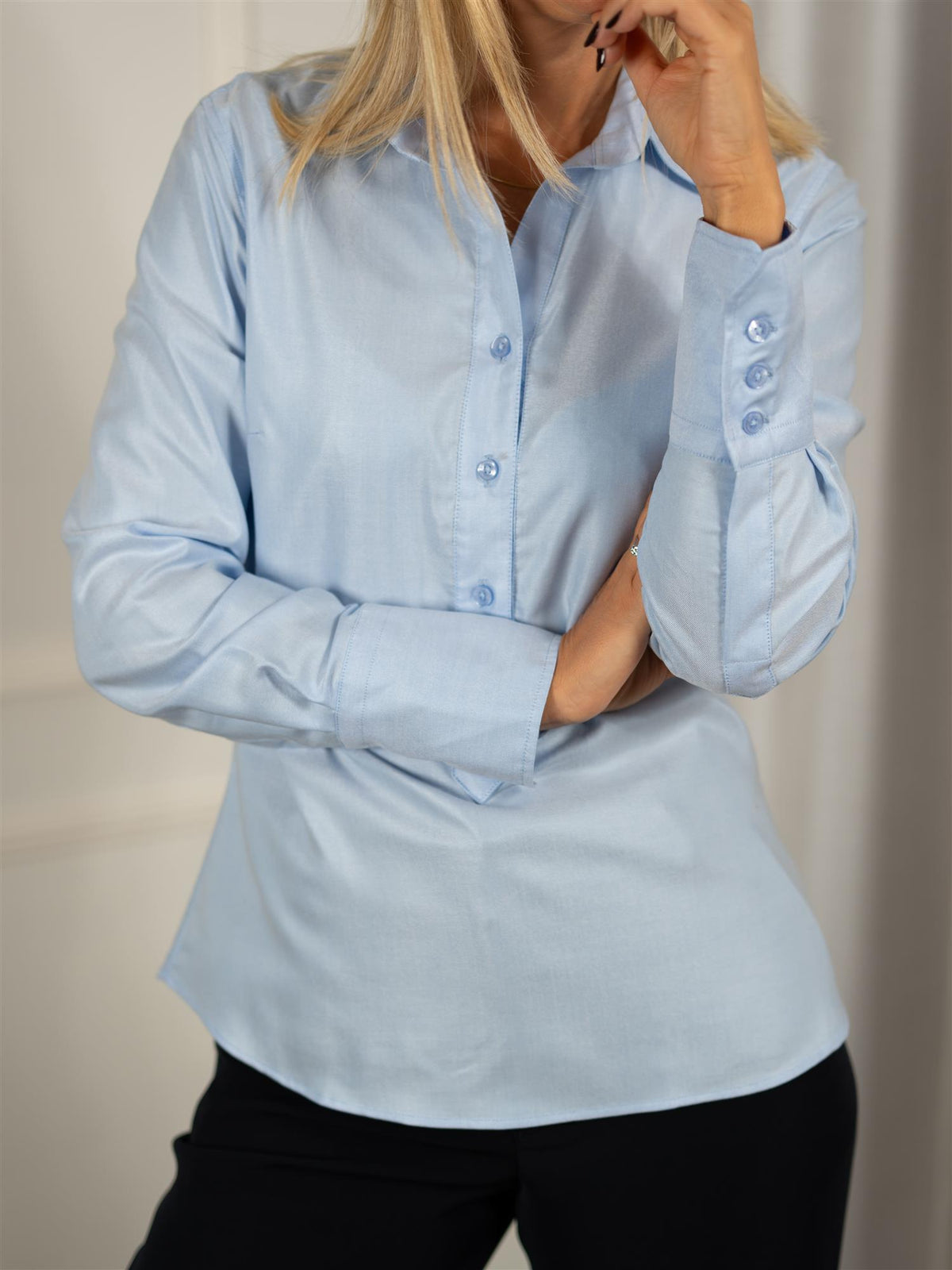 Nicky Shirt Light Blue